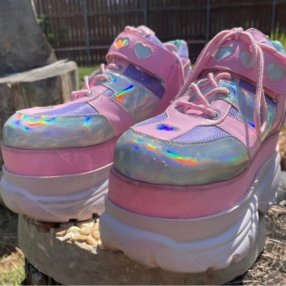 Dolls Kill Fairywalker Platform Sneakers - Picture 2 of 11